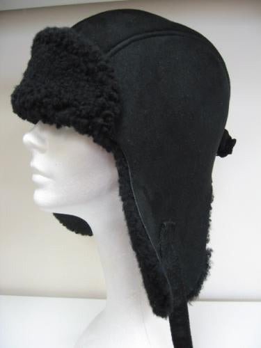 Shearling Aviator Black L