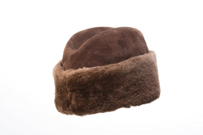 Suede Envoy with Mouton Trim – Crown Cap