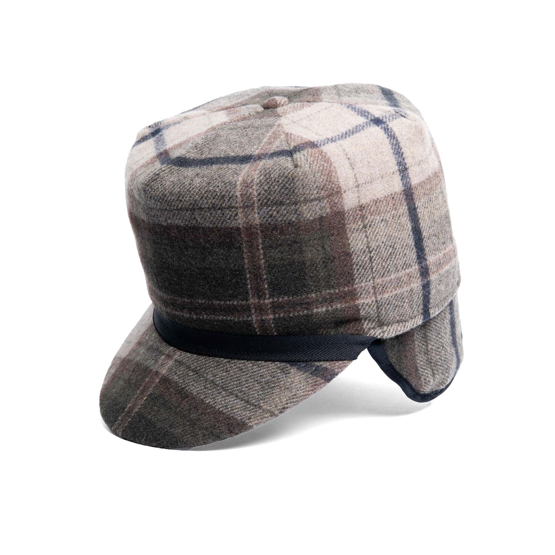 アキラNEIGHBORHOOD 15ss stock man wool Woodland Plaid Stockman with Quilted Lining – Crown Cap