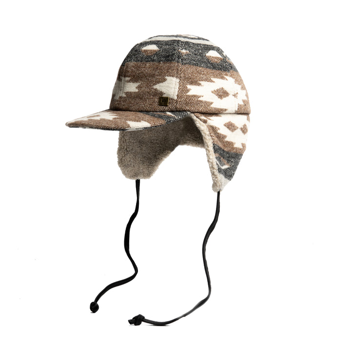 Montana Tie-Up Cap with Berber Trim