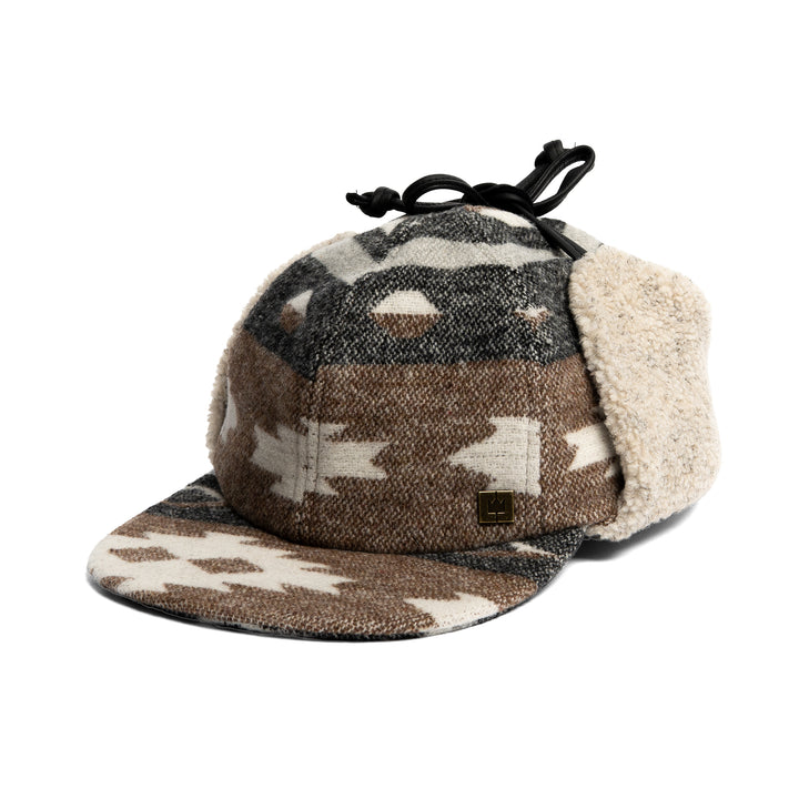 Montana Tie-Up Cap with Berber Trim