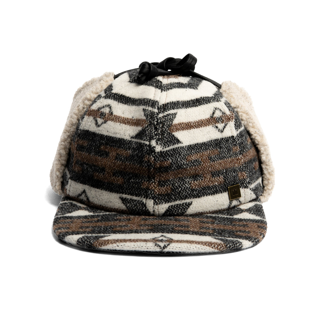 Montana Tie-Up Cap with Berber Trim