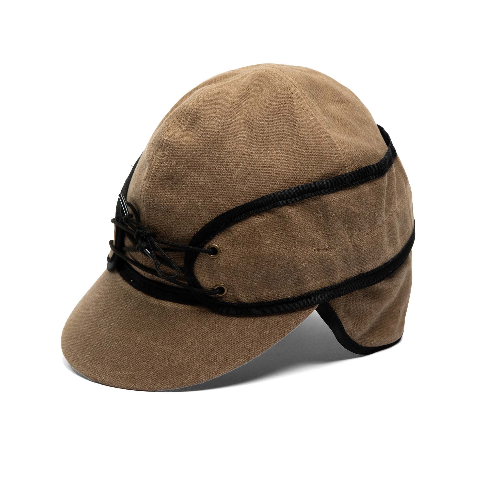 Waxed Cotton Canvas Railroad Hat – Crown Cap