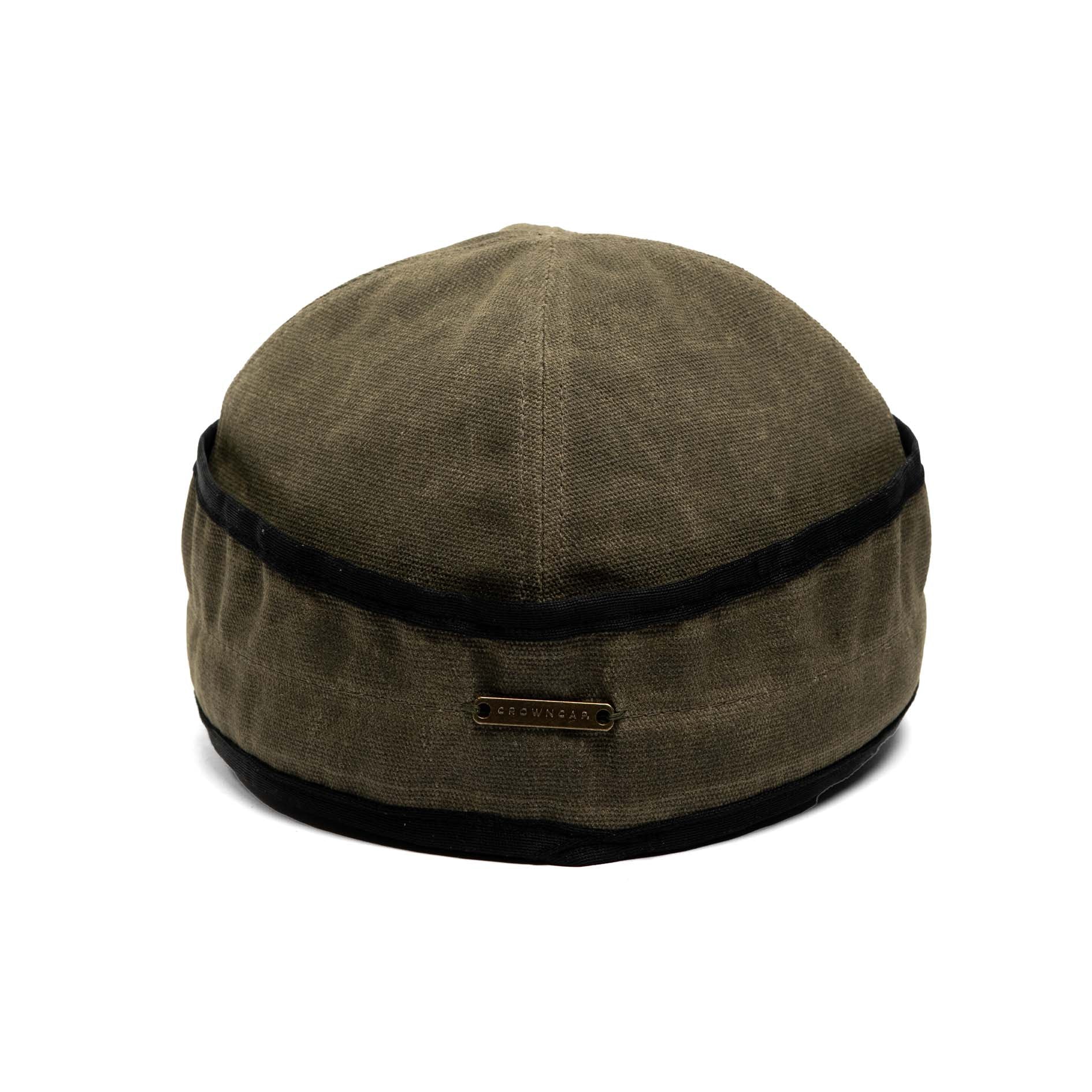 Waxed Cotton Canvas Railroad Hat – Crown Cap