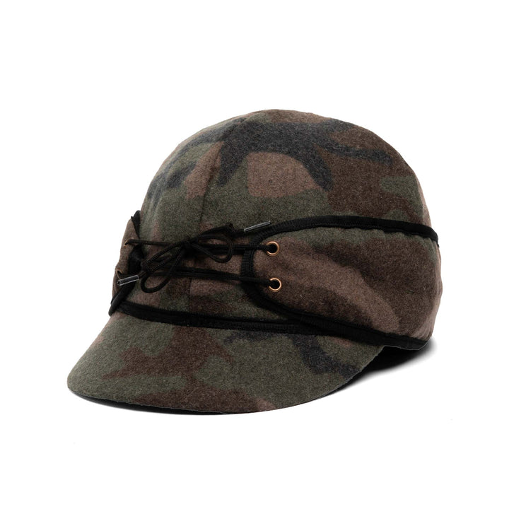 Convertible Wool Blend Camo/Blaze Railroad