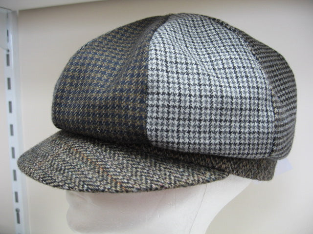 Patchwork Newsboy Cap