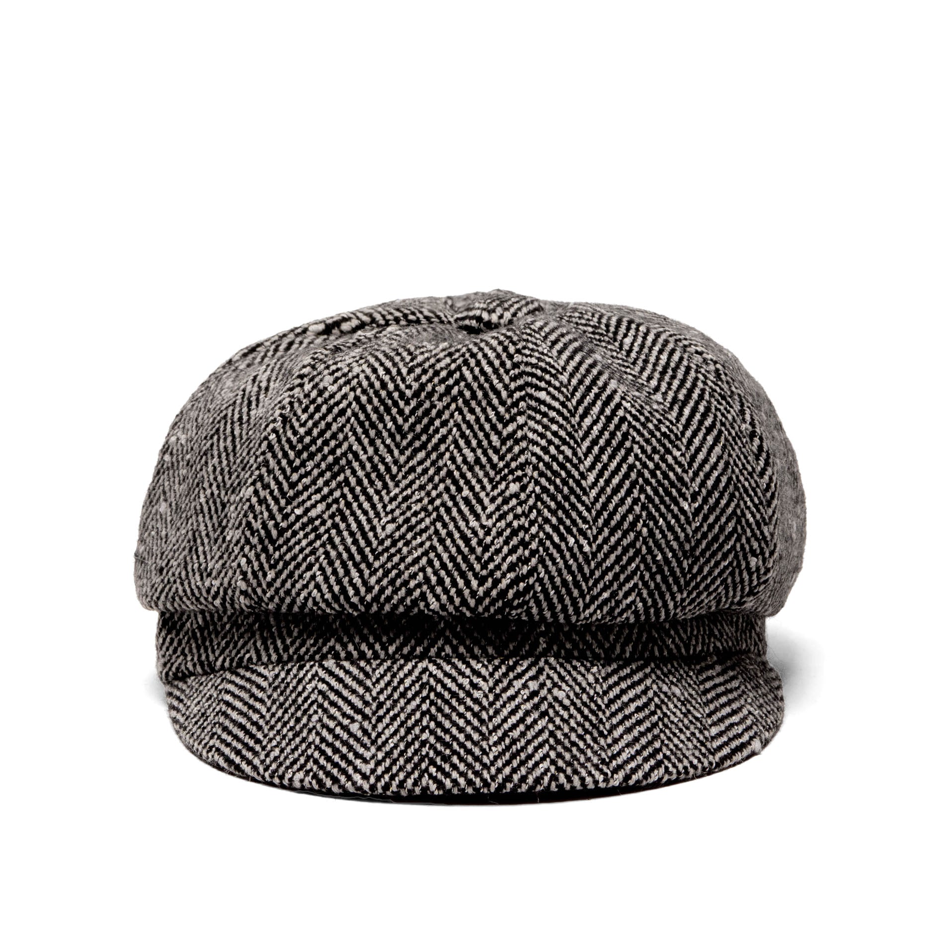 帽子 Cloveru Limited Herringbone Cap moat 1-2369BlackherringboneFront.
