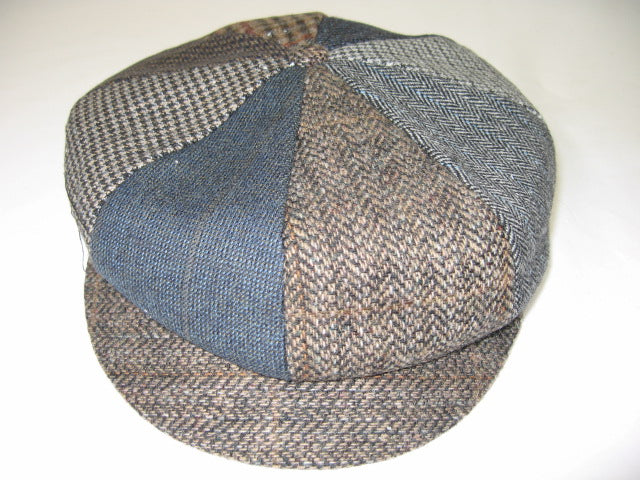 Patchwork Newsboy Cap