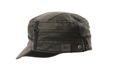 Engineer Stripe/Wax Cotton Accent Army Cap