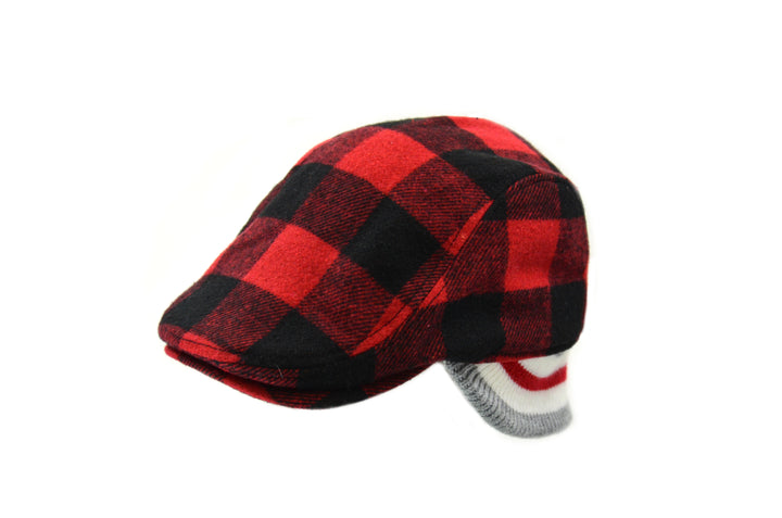 Buffalo Check Ivy Cap with Work Sock Earband