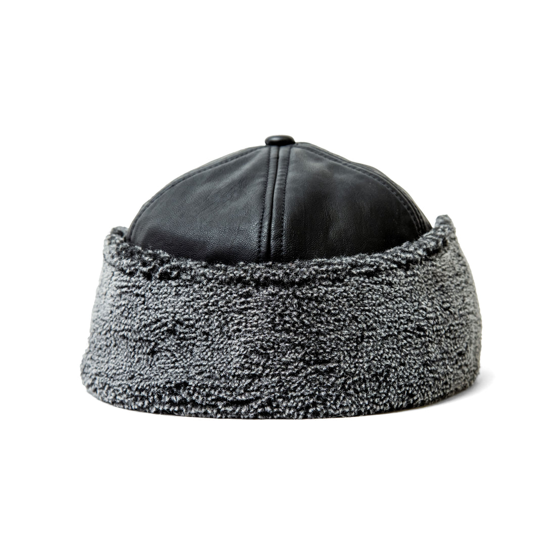 Faux Lambskin Ball Cap