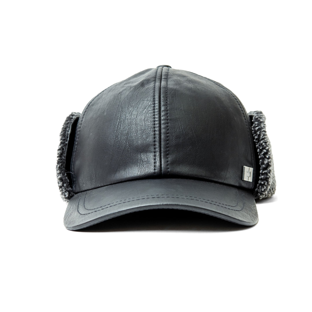 Faux Lambskin Ball Cap