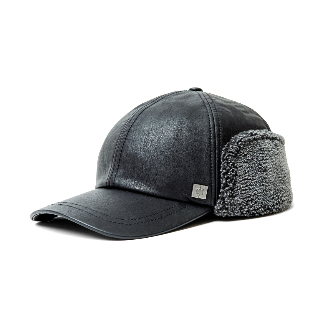 Faux Lambskin Ball Cap