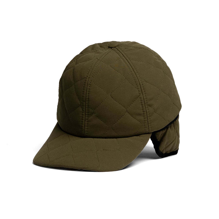 Web Exclusive-Quilted Weather Resistant Cap w/Earflap