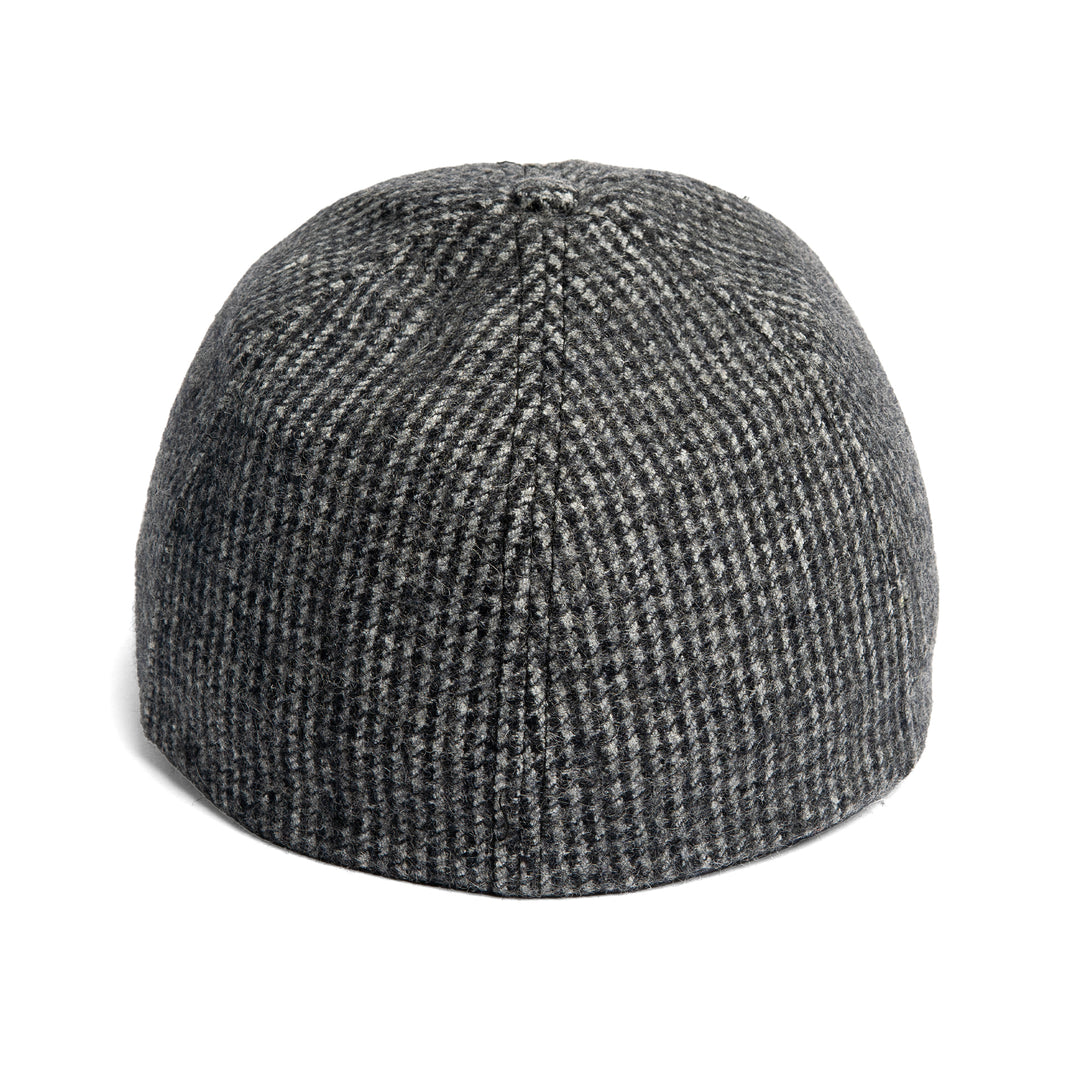 Houndstooth Winter Ballcap with Drop-Down Earflaps