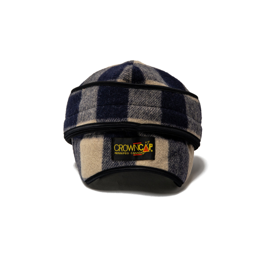 **Exclusive Retro Revival** Wool Blend Plaid Railroad