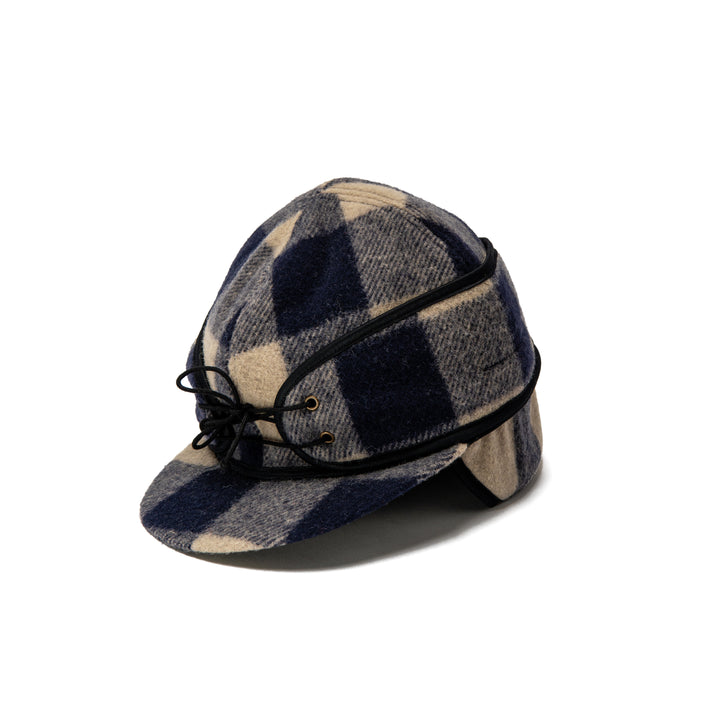 **Exclusive Retro Revival** Wool Blend Plaid Railroad