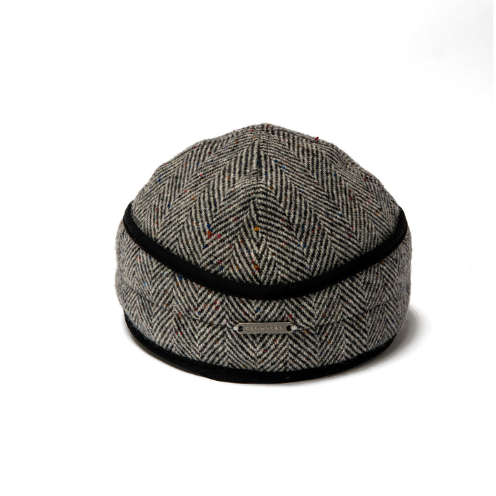 **Exclusive Retro Revival** Herringbone Wool Blend Railroad