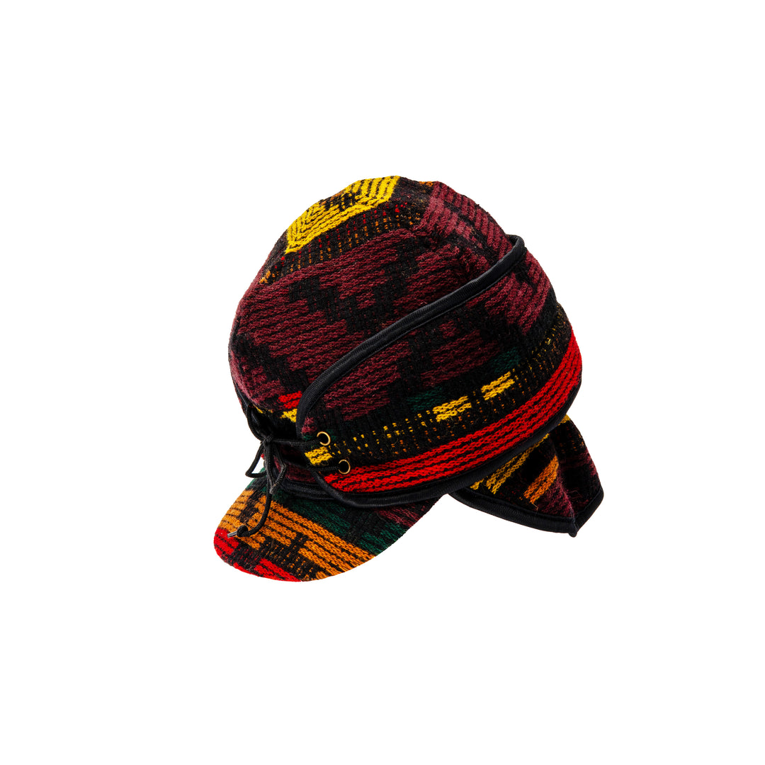 **Exclusive Retro Revival** Patterned Wool Railroad