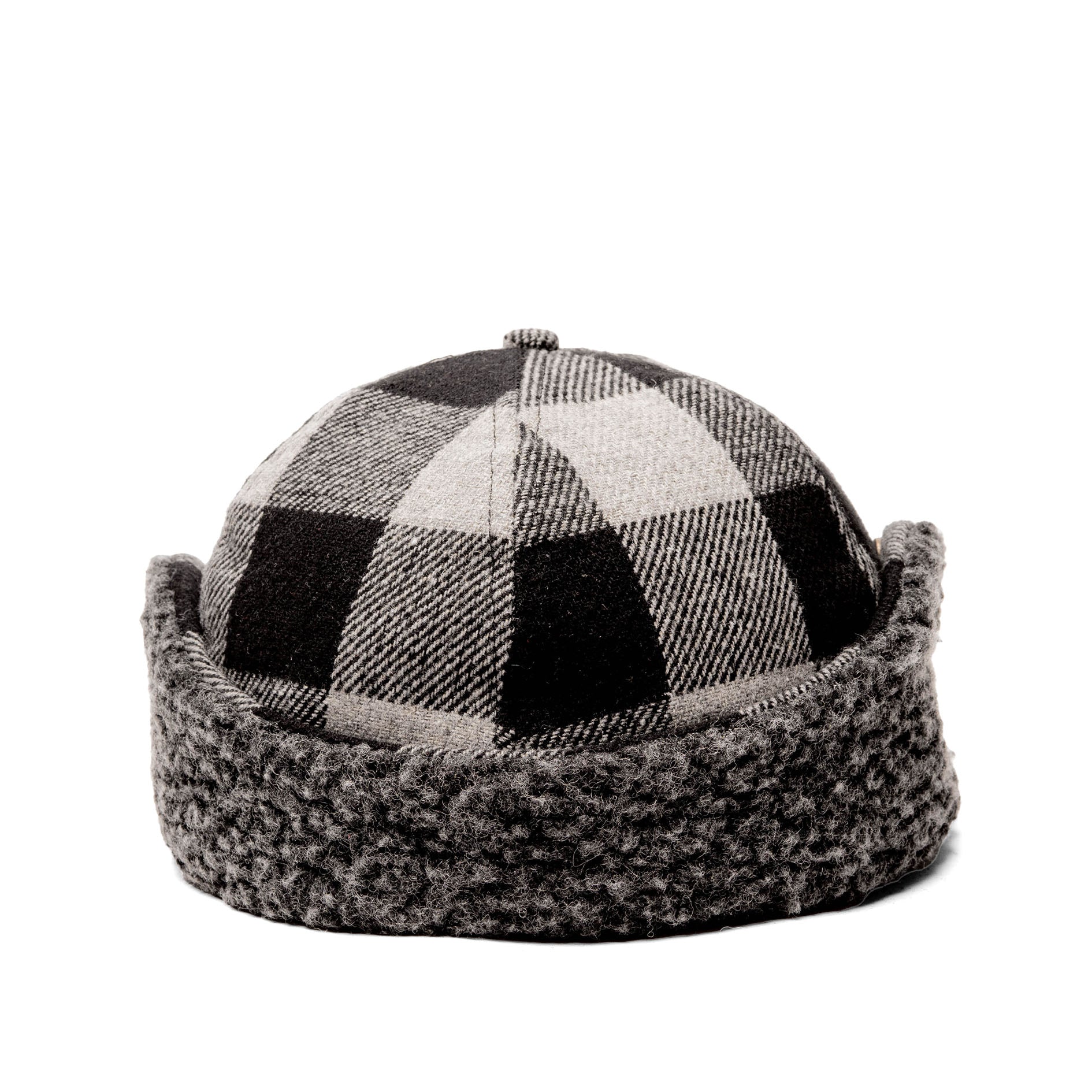Wool Blend Buffalo Check Cap – Crown Cap