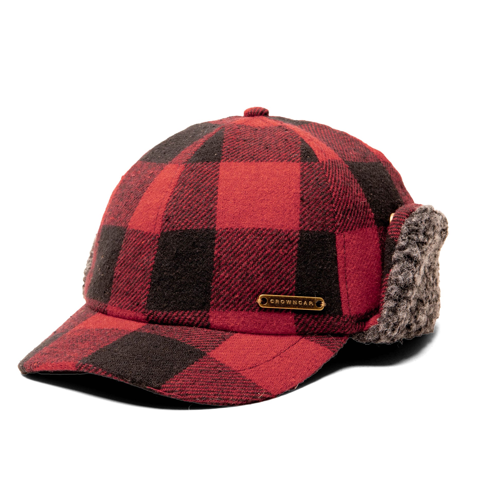 Wool Blend Buffalo Check Cap – Crown Cap