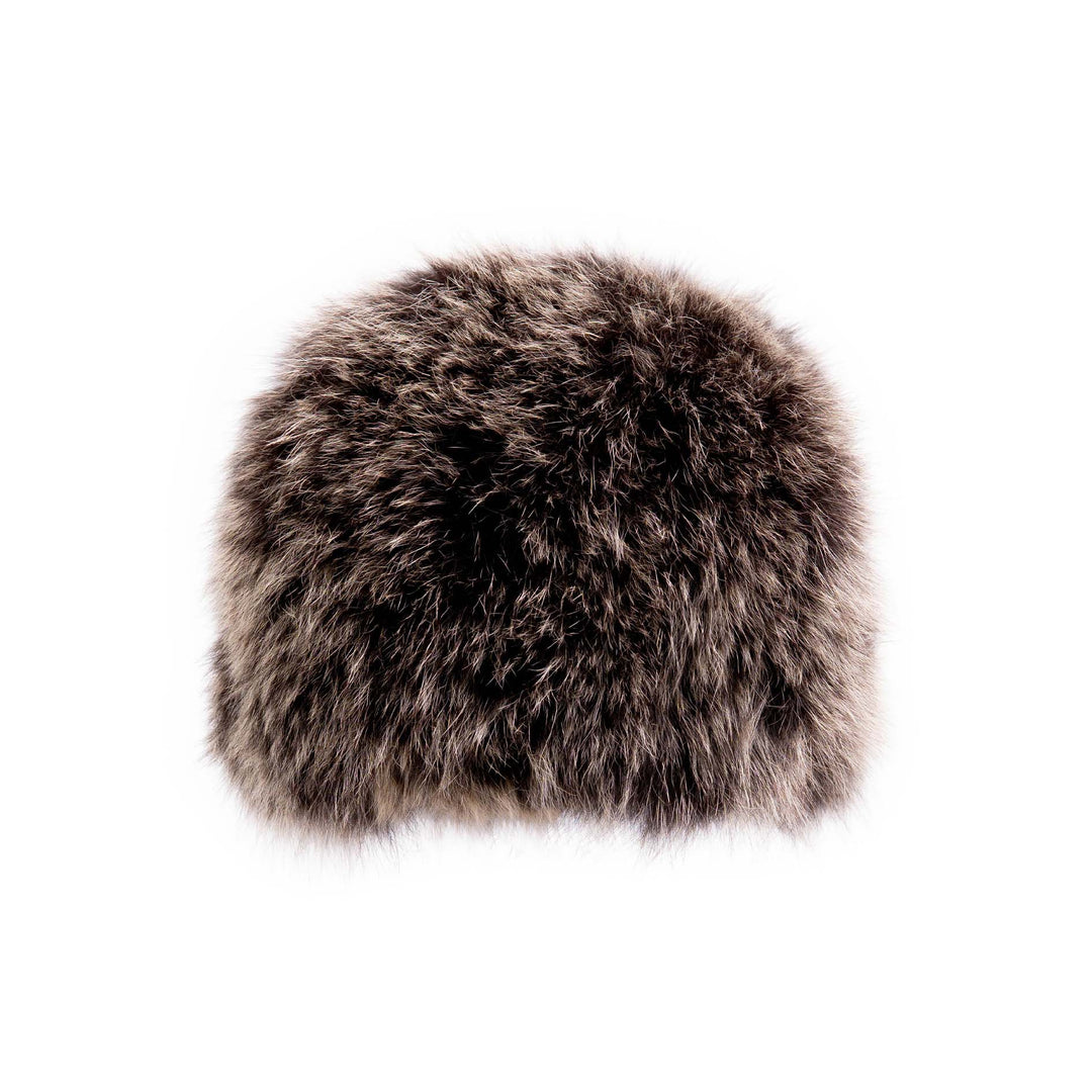 Knit Fox Fur Hat