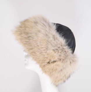 Natural Coyote Fur Cloche