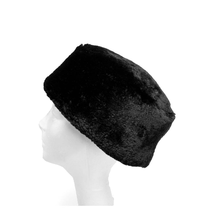 Mouton Shearling Pillbox Hat