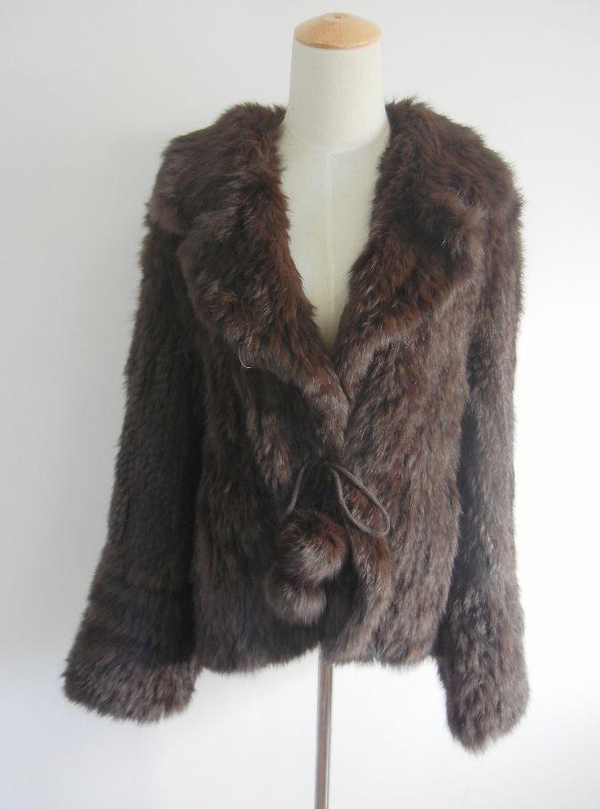 Rabbit skin coat hotsell