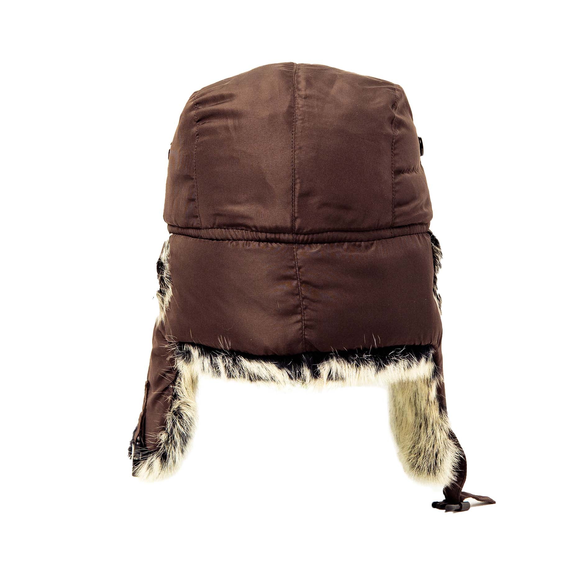 Down Filled Aviator with Rabbit Trim – Crown Cap