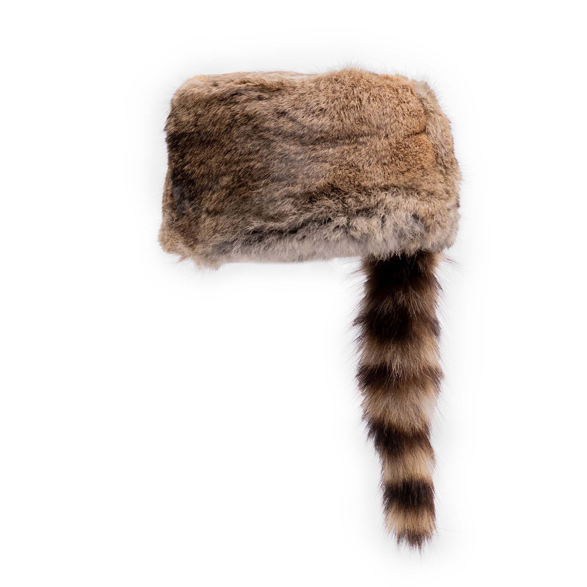 Davey Crocket Rabbit with Raccoon Tail – Crown Cap