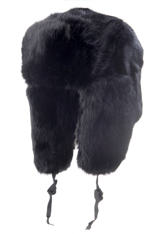 Rabbit Full Fur Russian Style Round Shape – Crown Cap