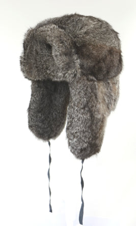 Rabbit Full Fur Russian Style Round Shape