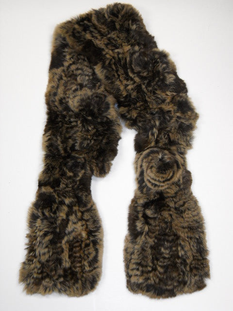 Knit Rex Rabbit Scarf – Crown Cap