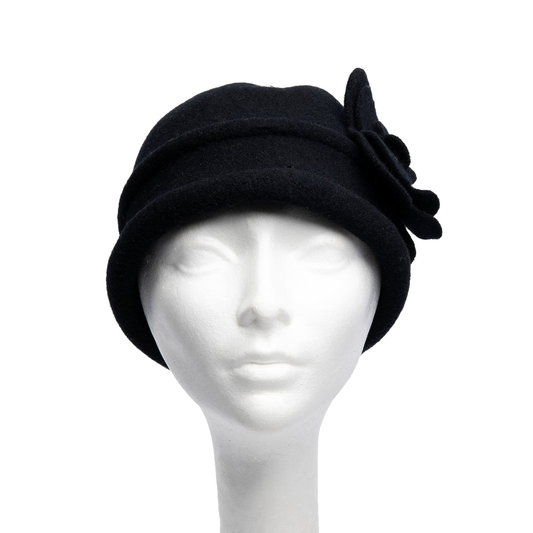 'The Petal' Soft Knit Wool Cloche