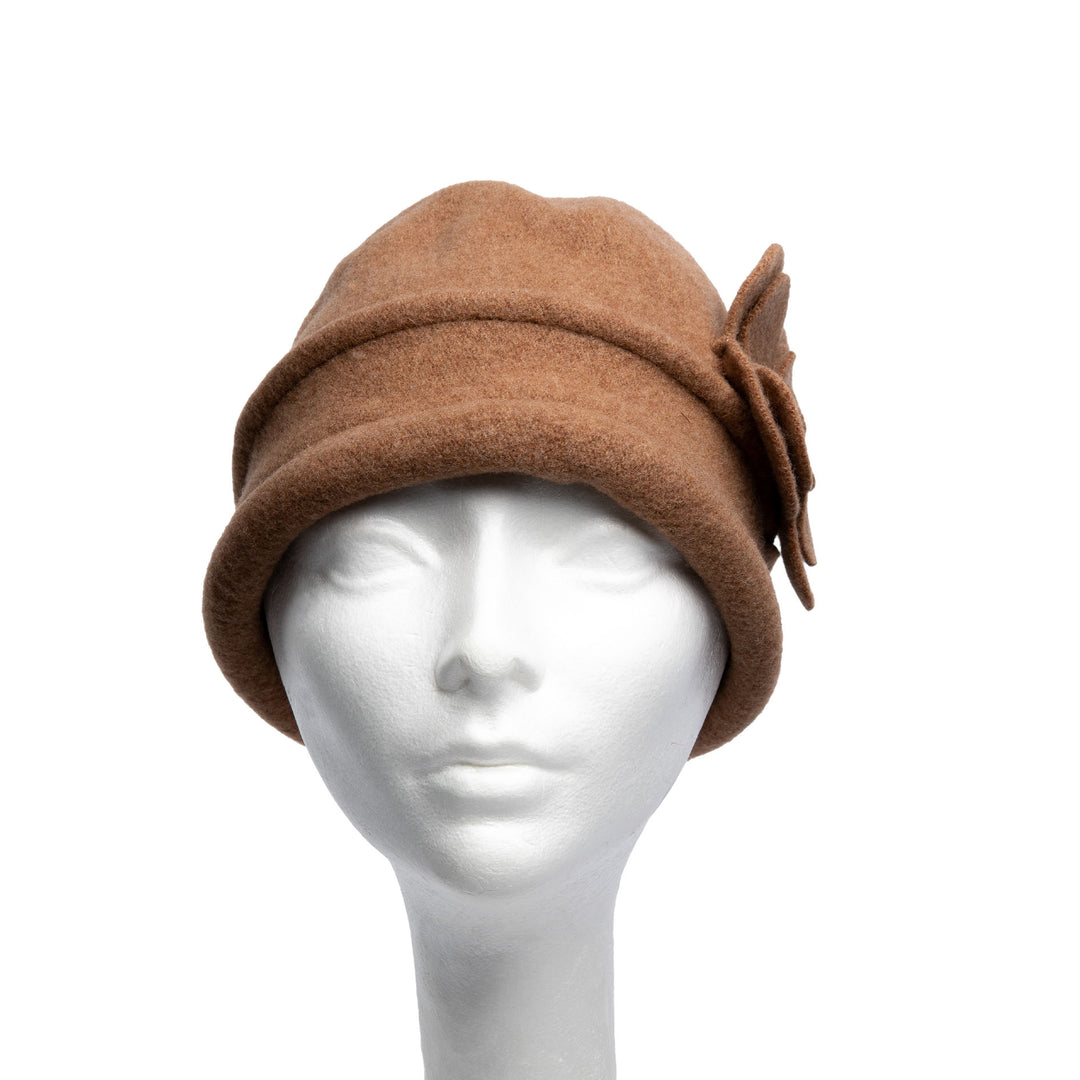 'The Petal' Soft Knit Wool Cloche
