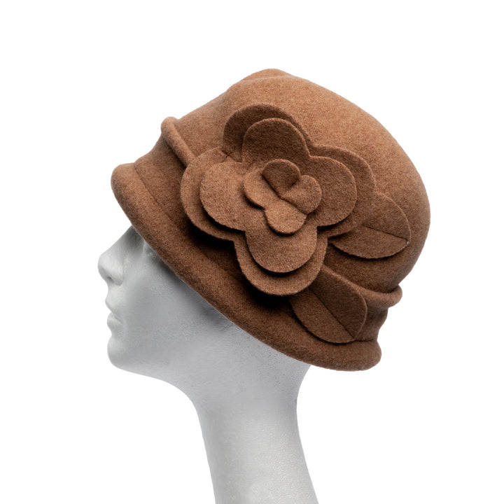 'The Petal' Soft Knit Wool Cloche