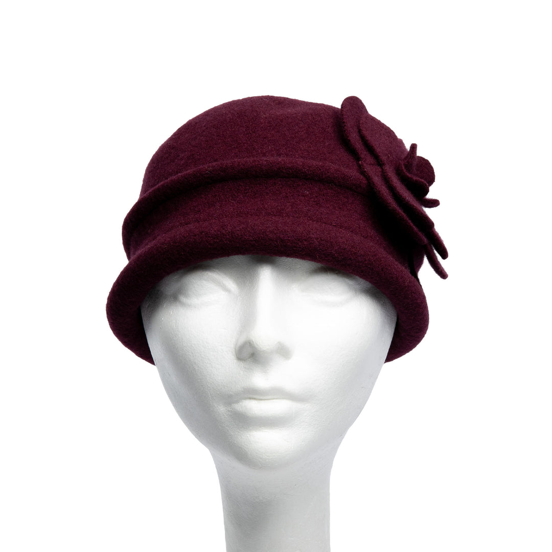'The Petal' Soft Knit Wool Cloche