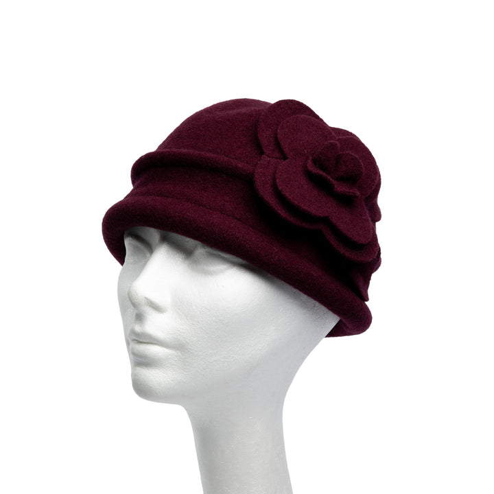 'The Petal' Soft Knit Wool Cloche
