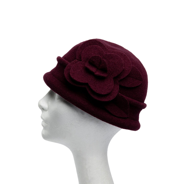 'The Petal' Soft Knit Wool Cloche