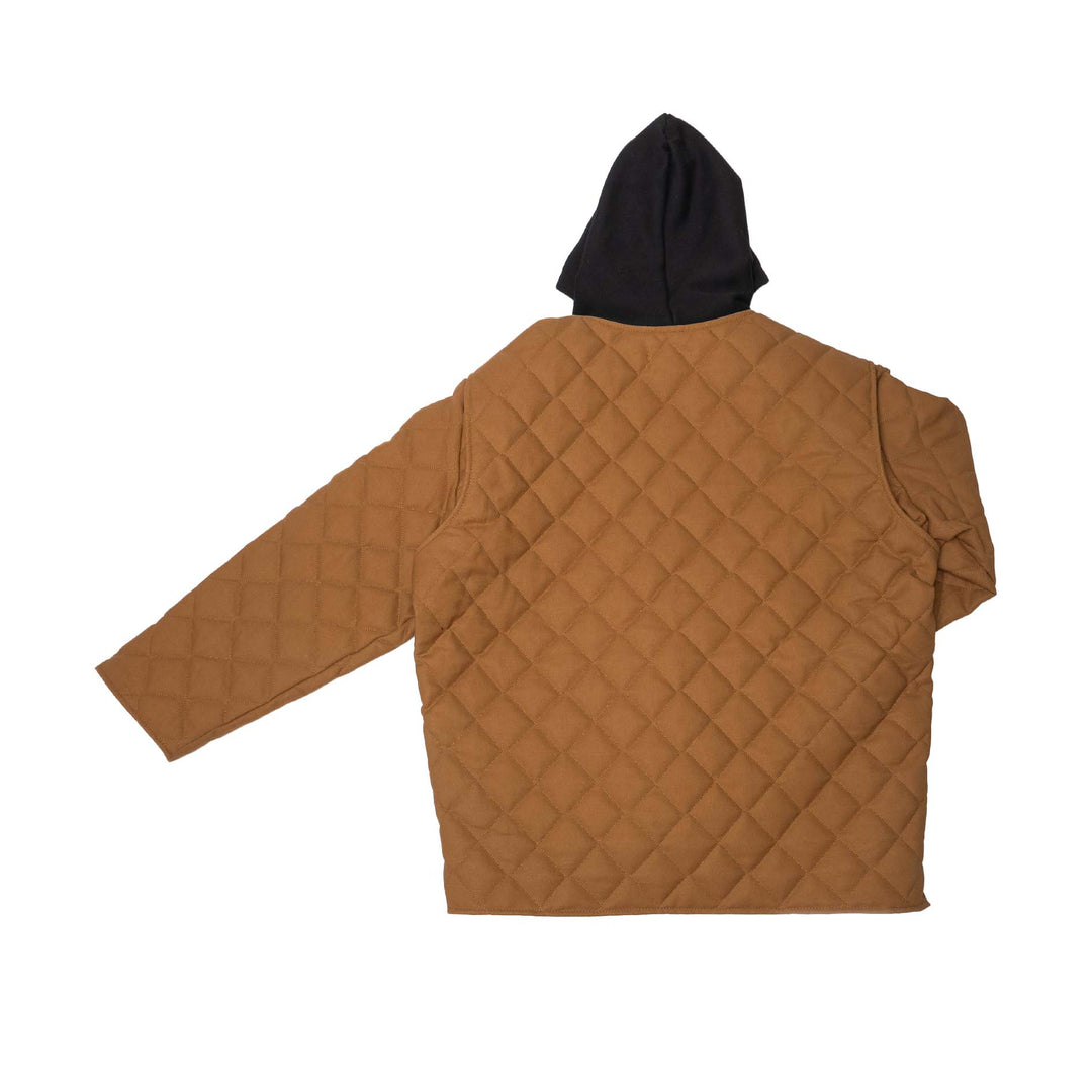 Web Exclusive-Quilted Canvas Jacket with Hood