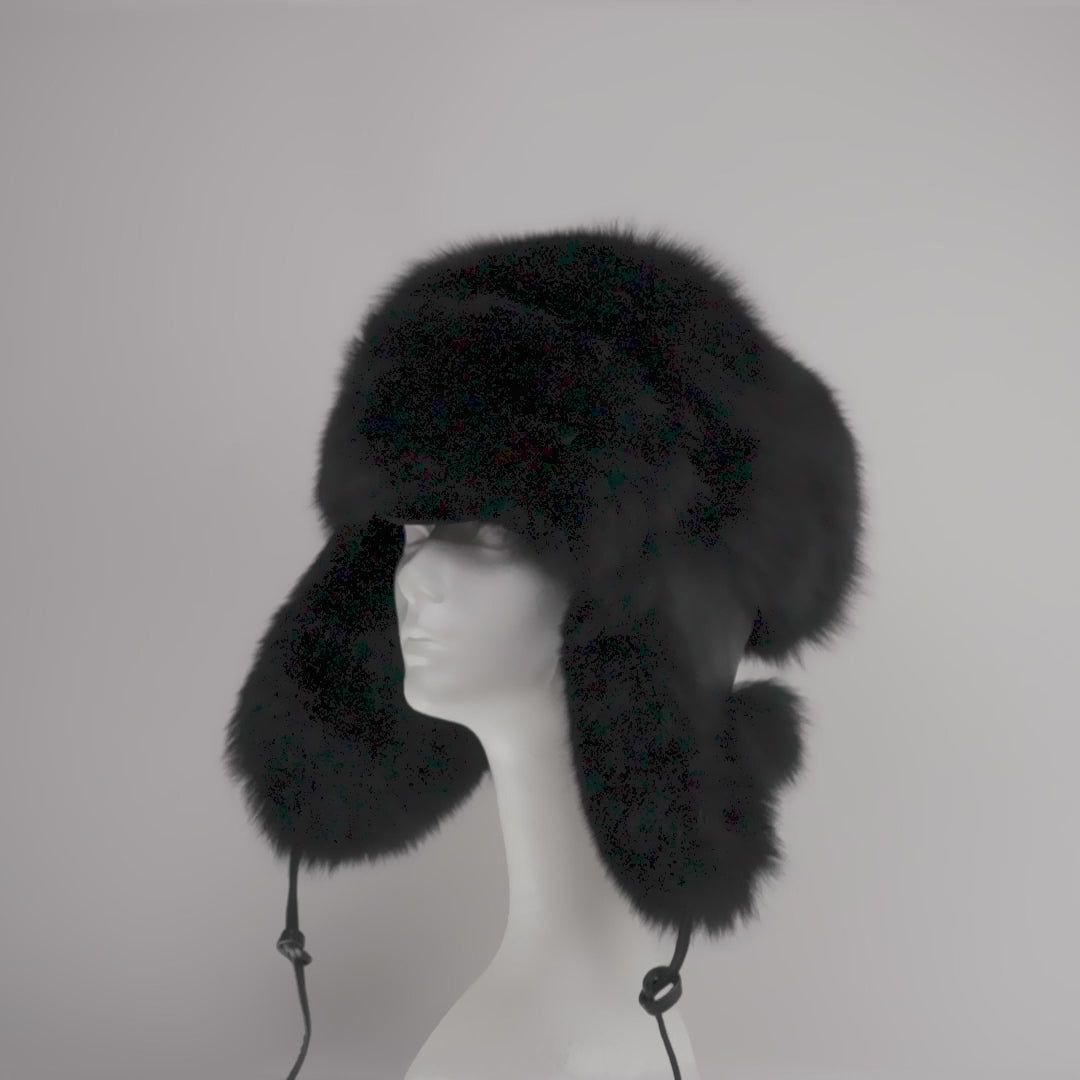 Black Fox with Ties – Crown Cap