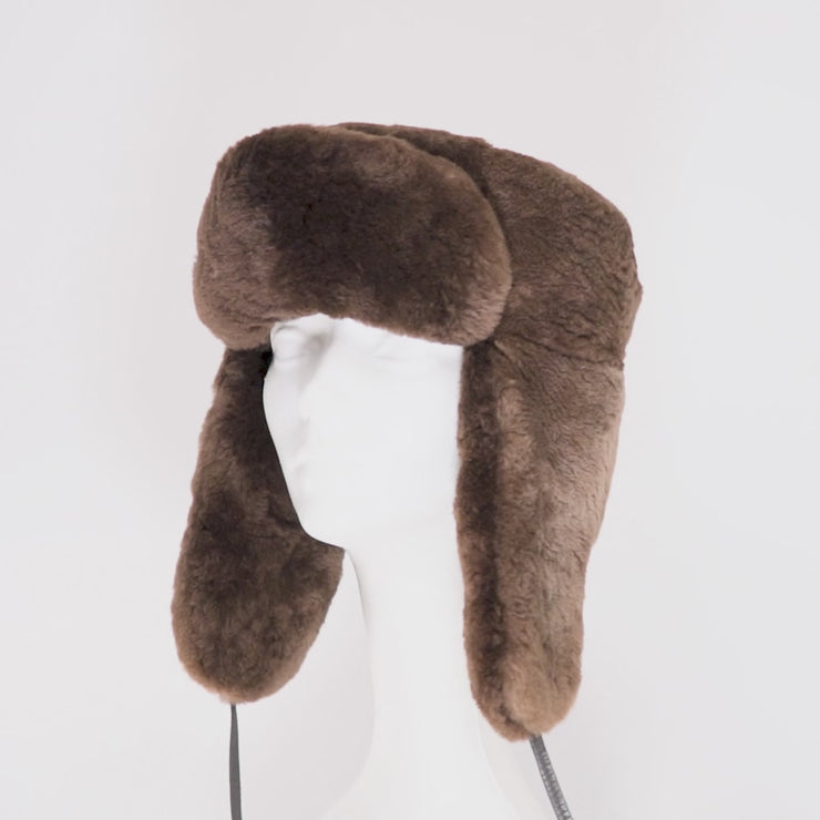 Sheared Beaver Full Fur Russian Style – Crown Cap display picture 1