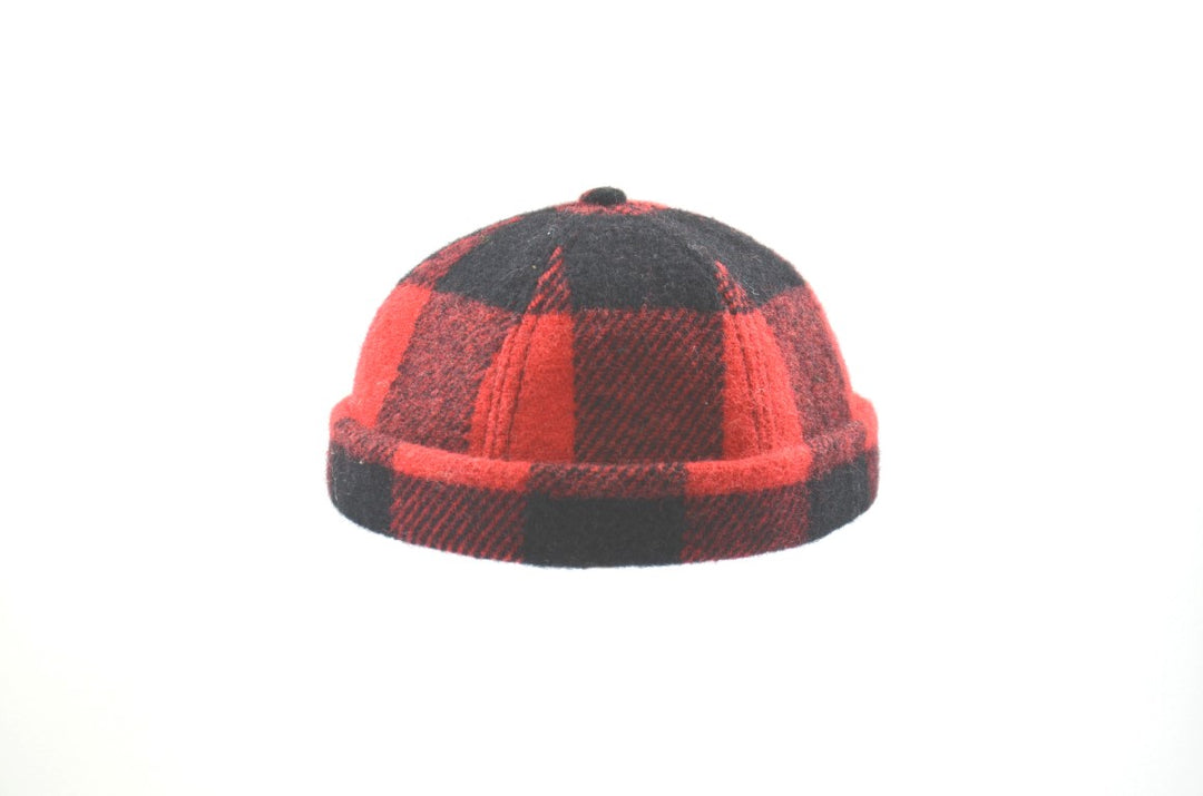 Buffalo Check Wool Blend Beanie