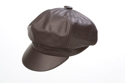 The Mod Lamb Leather Newsboy Cap