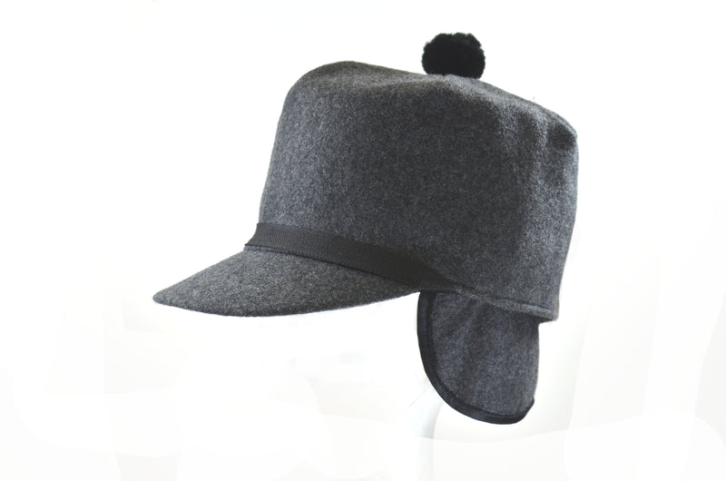 Melton Stockman Cap with Inner 3/4 earband