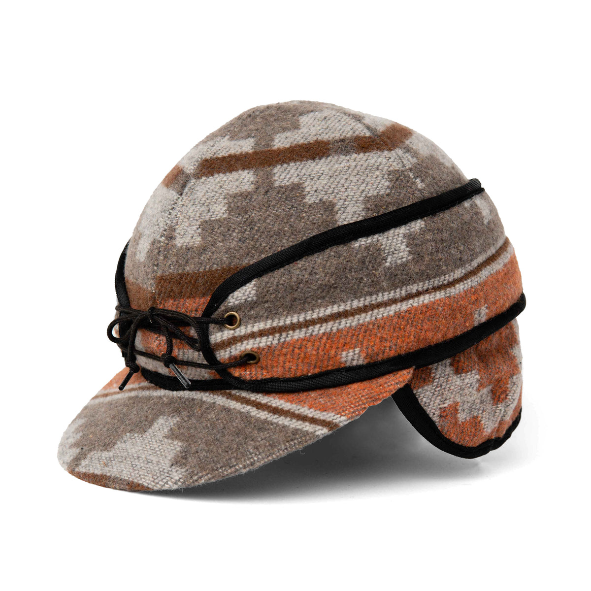 Navajo Wool Blend Railroad Hat – Crown Cap