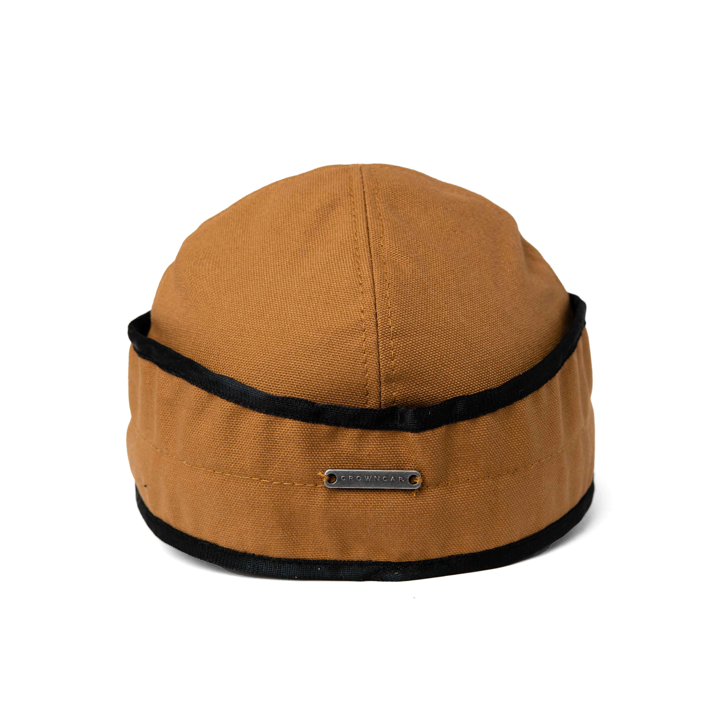 帽子 RAILROAD CAP - NATURAL Nailhead Canvas Railroad Hat – Crown Cap