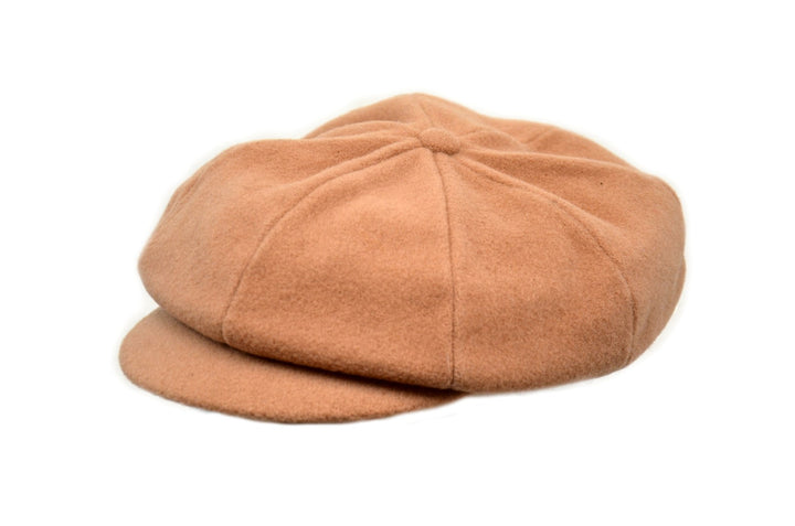 Solid Color Wool Blend Newsboy Cap