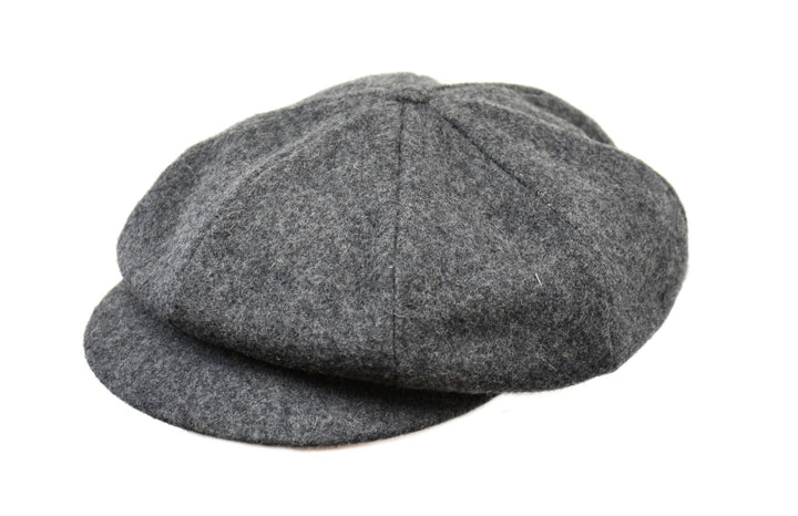 Solid Color Wool Blend Newsboy Cap